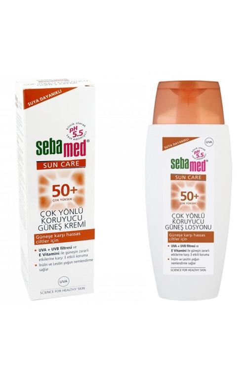 Sun Care Çok Yönlü Koruyucu Güneş Kremi Spf50 75 Ml, Güneş Koruyucu Losyon Spf50 150 Ml