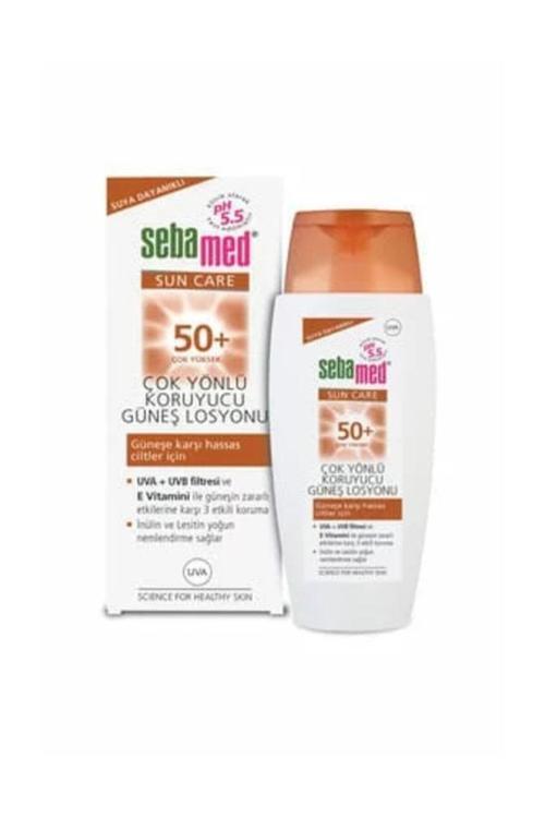 Suya Dayanıklı Çok Yönlü Koruyucu Güneş Losyonu Spf 50+ 150 Ml  - 410304089877711
