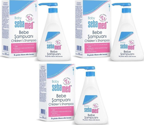 Bebek Şampuanı 500Ml Pompalı (3 Lü Set)