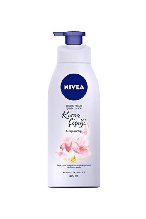 Değerli Yağlar Içeren Vücut Losyonu Kiraz Çiçeği & Jojoba Yağı, Normal / Kuru Ciltler Için (4