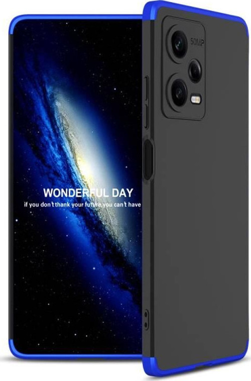 Redmi Note 12 Pro 5G Kılıf Ayzıt Premium 3 Parçalı Sert Premium Silikon Kapak