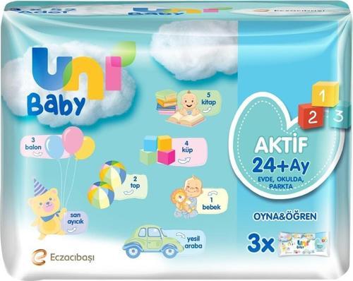 Aktif Oyna Öğren 3'Lü Islak Mendil 156 Yaprak 1 Adet