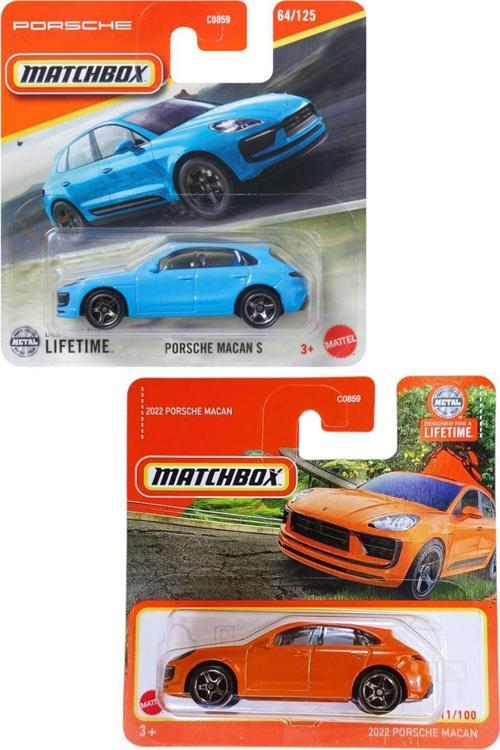 Matchbox 2 Araç Set -2022 Porsche Macan & Porsche Macan S (1/64)