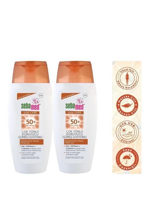 2 Adet Sun Care 50+ Güneş Losyonu 150Mlx2