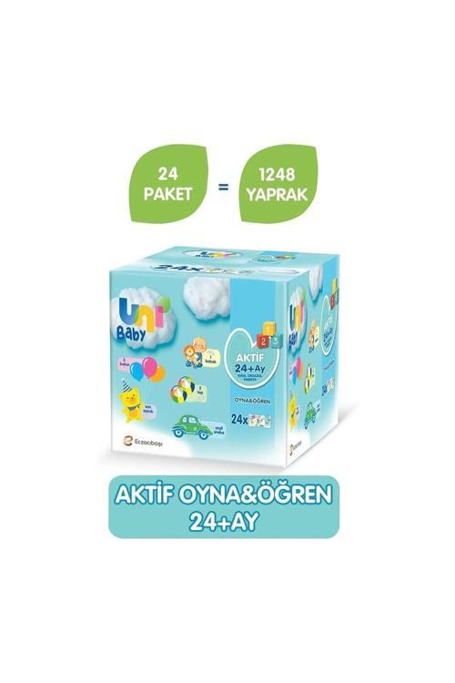 Aktif Oyna Öğren Islak Mendil 24Lü Paket 52X24