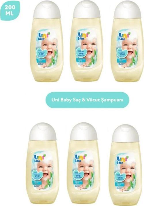 Saç Ve Vücut Şampuanı 200 Ml X6