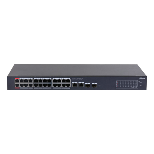 CS4228-24GT-240, 24Port, Gigabit, PoE 240W, 2 Port Uplink, 2 Port SFP Gigabit Combo, Cloud Yönetilebilir, Switch