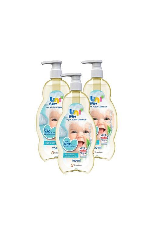 Saç Ve Vücut Şampuanı 700 Ml X 3 Adet