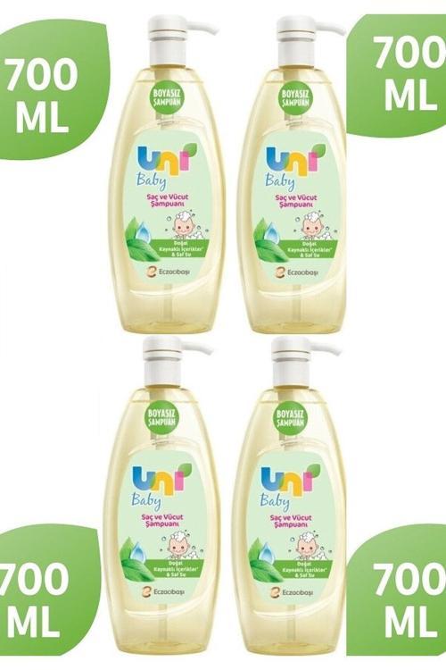 Saç Ve Vücut Şampuanı 700 Ml*4 Adet