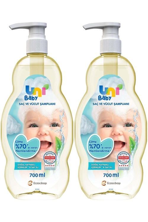 Bebek Saç Ve Vücut Şampuanı 700Ml Klasik (Pompalı) (2 Li Set)