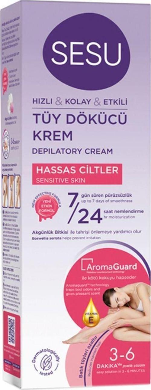 Tüy Dökücü Krem Hassas Ciltler İçin 100 Ml