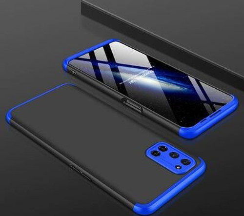 Oppo A52 Kılıf Ayzıt Premium 3 Parçalı Sert Premium Silikon Kapak