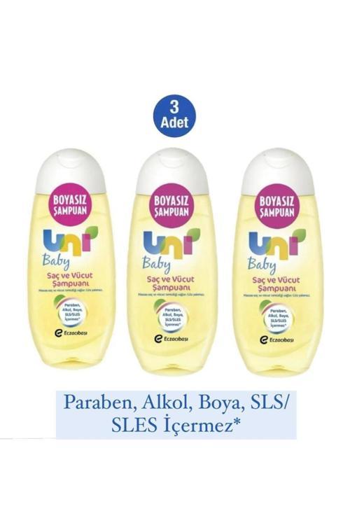 Boyasız Şampuan 200 Ml 3 Adet