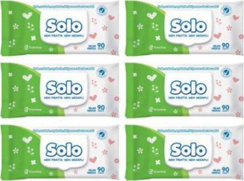 Islak Havlu Kapaklı 90 Lı (6 Paket)