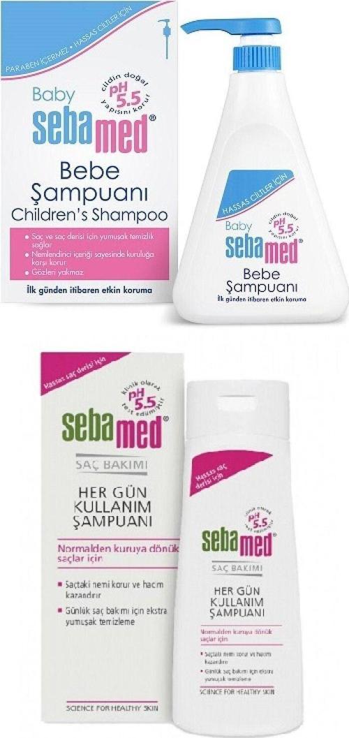 Ph 5.5 Bebek Şampuanı 500 Ml + Her Gün Kullanım Şampuanı 200 Ml