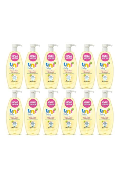 Şampuan 700Ml Boyasız Pompalı Bebekler İçin 12 Li Set