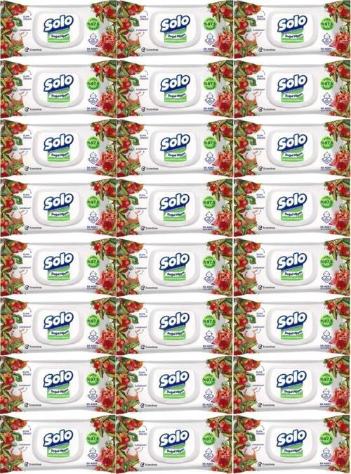 Islak Havlu Mendil 50 Yaprak Elma Sirkesi & Karbonat (24 Lü Set) (8Pk*3) 1200 Yaprak