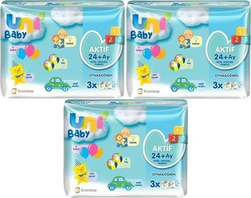 Islak Havlu Aktif / Oyna & Öğren 52 Yaprak (9 Lu Set) 468 Yaprak (3Pk*3)
