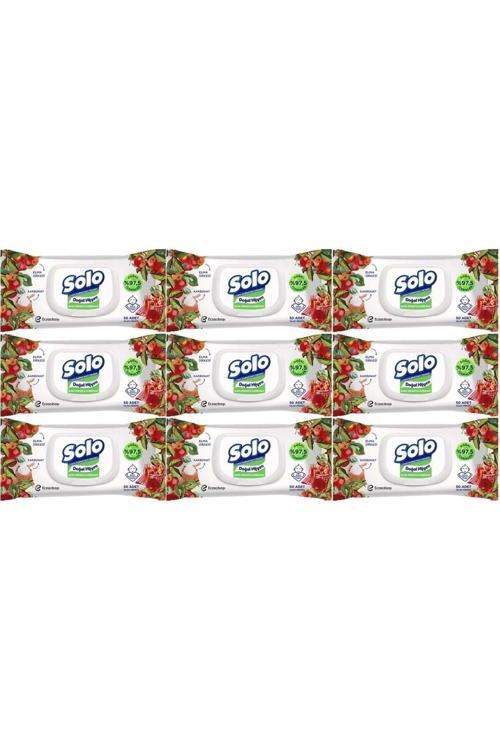Islak Havlu Mendil 50 Yaprak Elma Sirkesi & Karbonat (9 Lu Set) (3Pk*3) 450 Yaprak