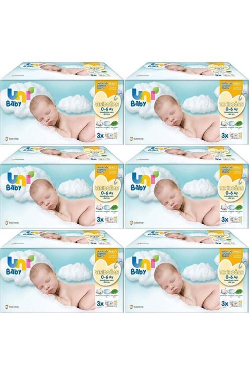 Islak Havlu Hassas Yeni Doğan 40 Yaprak (18 Li Set) 720 Yaprak (Narin Ciltler İçin) (6Pk*3)