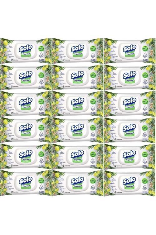 Islak Havlu Mendil 50 Yaprak Limon & Biberiye (18 Li Set) (6Pk*3) 900 Yaprak