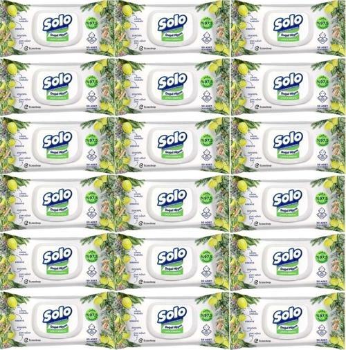 Islak Havlu Mendil 50 Yaprak Limon & Biberiye (18 Li Set) (6Pk*3) 900 Yaprak