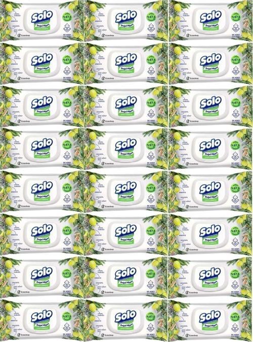 Islak Havlu Mendil 50 Yaprak Limon & Biberiye (24 Lü Set) (8Pk*3) 1200 Yaprak