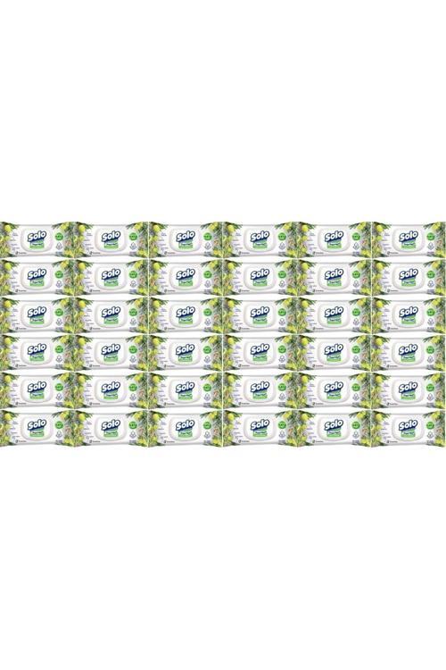 Islak Havlu Mendil 50 Yaprak Limon & Biberiye (36 Lı Set) (12Pk*3) 1800 Yaprak
