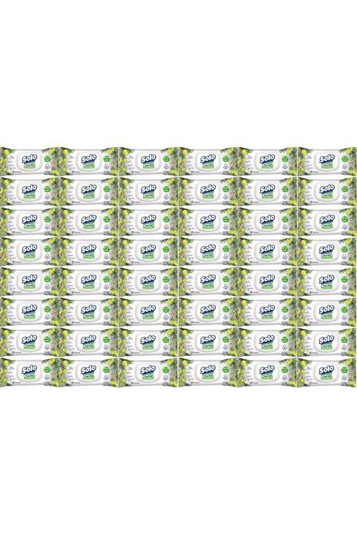 Islak Havlu Mendil 50 Yaprak Limon & Biberiye (48 Li Set) (16Pk*3) 2400 Yaprak