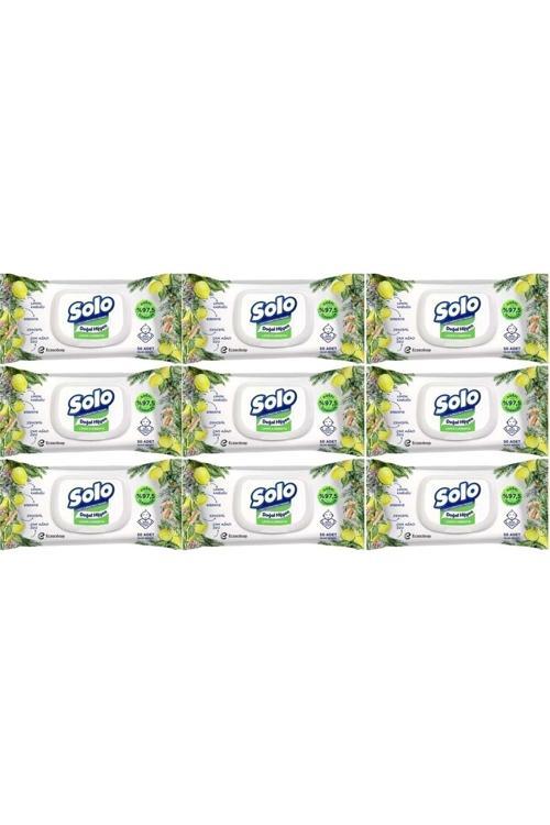 Islak Havlu Mendil 50 Yaprak Limon & Biberiye (9 Lu Set) (3Pk*3) 450 Yaprak