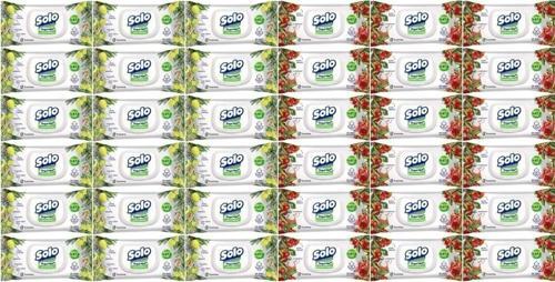 Islak Havlu Mendil 50 Yaprak Limon & Biberiye-Elma Sirkesi & Karbonat (36 Lı Karma Set)