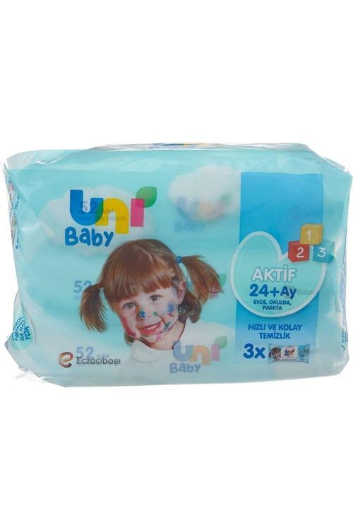 Islak Mendil 3X52'Li Aktif 24+Ay (12'Li)
