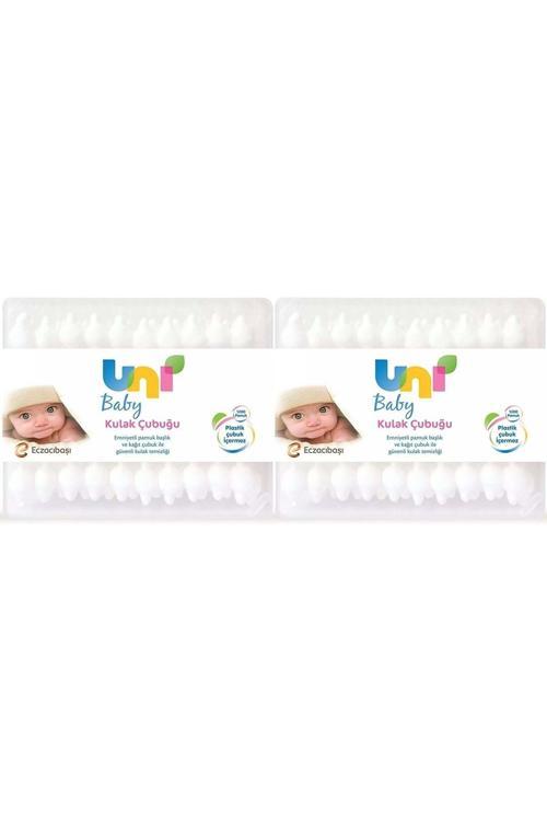 Kulak Temizleme Çubuğu 60 Adet Emniyetli (Bebekler Için) (2 Li Set)
