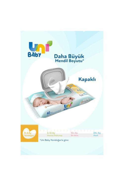 Baby Yenidoğan Islak Mendil 3X40Lı 0-6 Ay