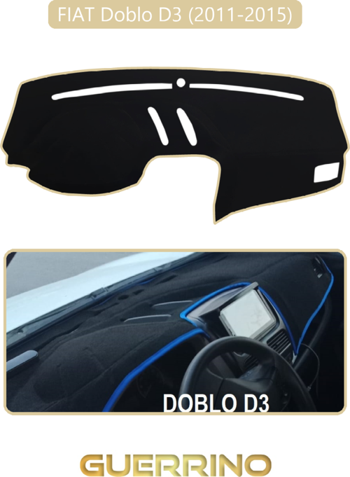 Fıat Doblo D3 2010-13 Modellerine Uyguntorpido Koruma Halısı Bej Kenar