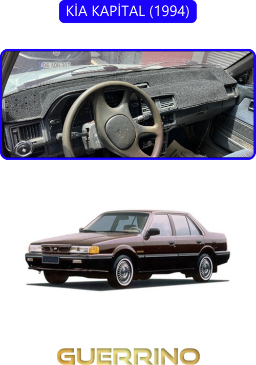 Kia Kapital 1994Torpido Koruma Halısı Mavi Kenar