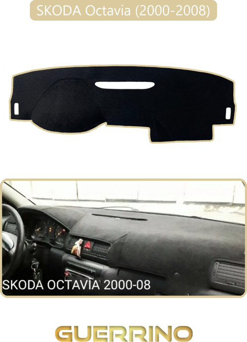 Skoda Octavia (2000-2008)Torpido Koruma Halısı Bej Kenar