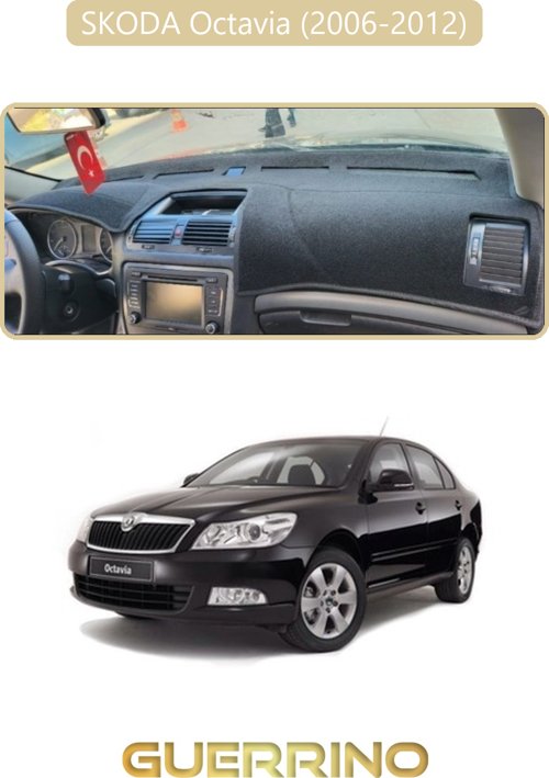 Skoda Octavia (2009-2012)Torpido Koruma Halısı Bej Kenar