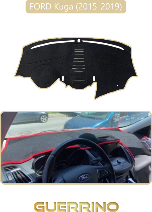 Ford Kuga (2015-2019)Torpido Koruma Halısı Bej Kenar