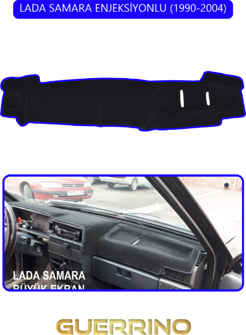 Lada Samara Enjeksiyonlu 1990-2004Torpido Koruma Halısı Mavi Kenar