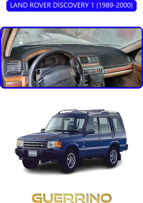 Land Rover Discovery 1 1989-2000Torpido Koruma Halısı Mavi Kenar