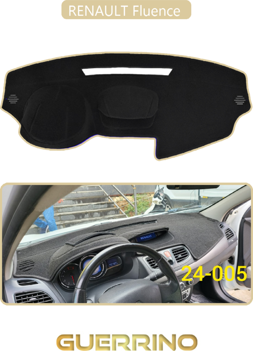 Renault Fluence Torpido Koruma Halısı Bej Kenar