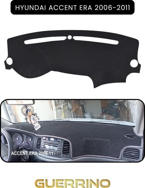 Hyundai Accent Era 2006-2011Torpido Koruma Halısı Siyah Kenar