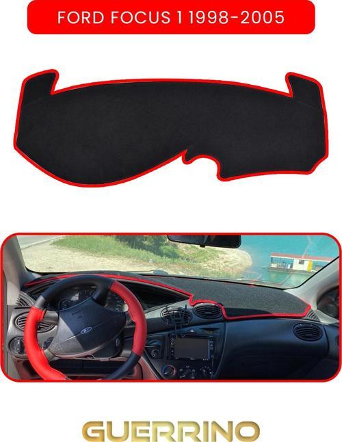 Ford Focus 1 (1998-2005)Torpido Koruma Halısı Kırmızı Kenar