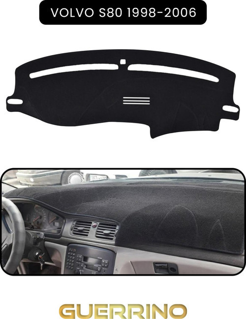Volvo S80 (1998-2006)Torpido Koruma Halısı Siyah Kenar