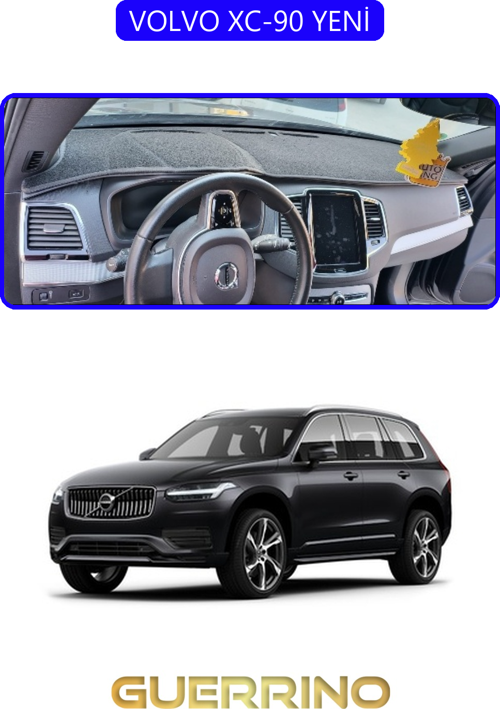 Volvo Xc-90 Yenitorpido Koruma Halısı Mavi Kenar