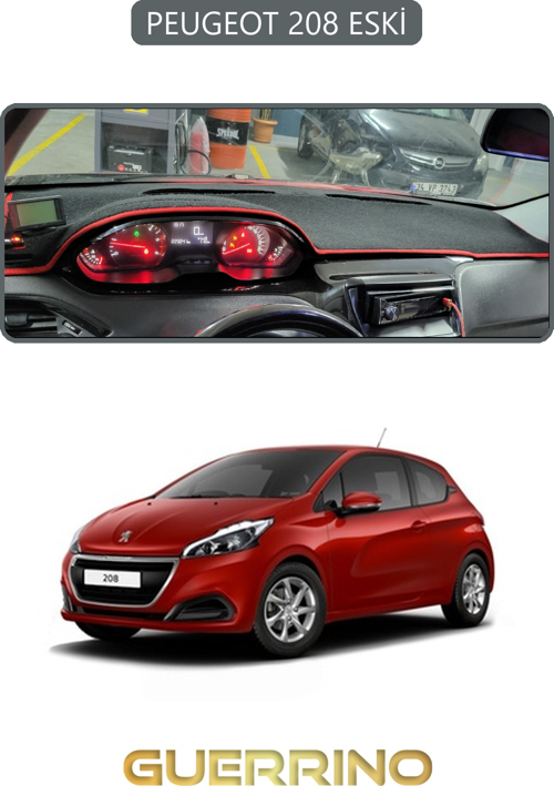 Peugeot 208 Eskitorpido Koruma Halısı Gri Kenar