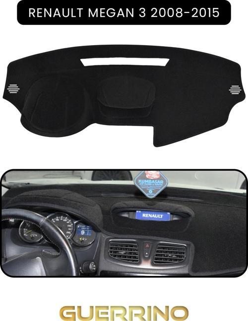 Renault Megan 3 (2008-2015)Torpido Koruma Halısı Siyah Kenar