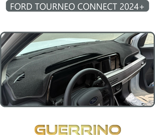 Ford Torneo Courıer 2023+ Torpido Koruma Halısı Gri Kenar