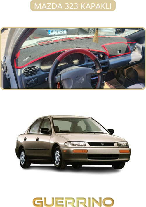 Mazda 323 Kapaklıtorpido Koruma Halısı Bej Kenar